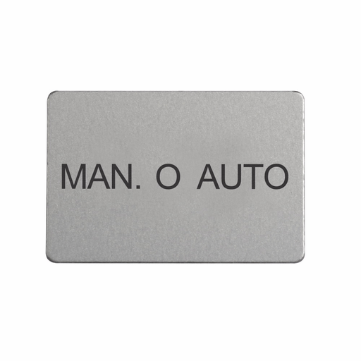 Product image for Cutler-Hammer M22-XST-GB12 M22 pushbutton legend plate insert, M22 Modular Pushbutton Legend Plate Insert, 22.5 mm, Inscription: MAN. 0 AUTO/ GB12, IP66, NEMA 4X, 13
