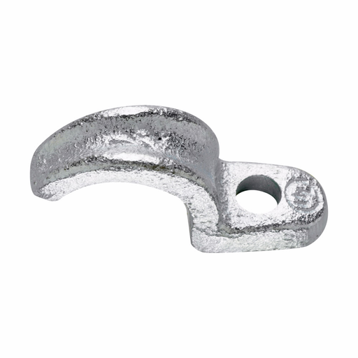 Product image for Crouse-Hinds 511-HDG 3/4" Rigid/IMC 1-Hole Clamp, Hot Dipped Galvanzied Iron
