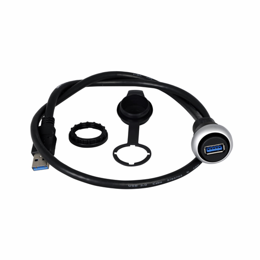 Product image for Cutler-Hammer M22-USB-SA M22 pushbutton usb socket, M22 Modular Pushbutton USB Socket, 22.5 mm, IP67, IP69K, NEMA 4X, 21