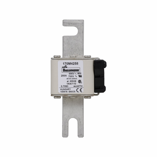 Product image for BUSS 170M4258 FUSE 200A 690V 1KN/11