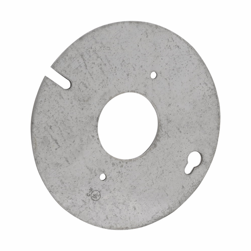 Product image for Crouse-Hinds TP652 Concrete Box Plate, Single Receptacle, Steel