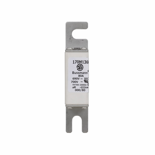 Product image for Bussmann Series 170M1366 80 Amp Fuse