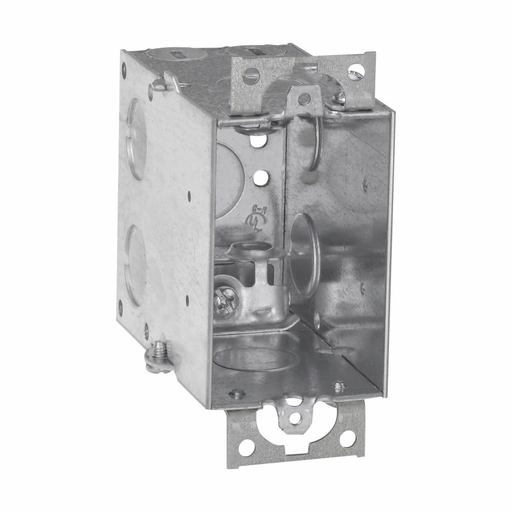 Product image for Crouse-Hinds TP244 3" x 2" x 3-1/2" Steel Gangable Switch Box