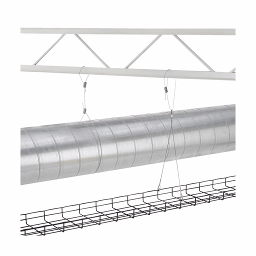 Eaton B-Line series hanging system, KwikWire wire rope kit, Y Toggle termination, 120" wire length