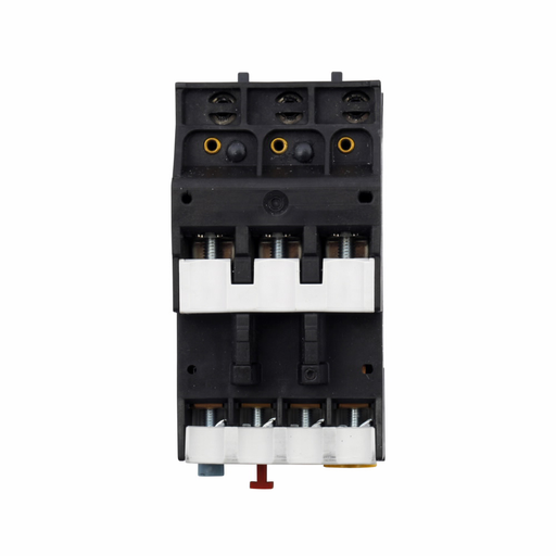 Product image for Cutler-Hammer XTOB1P6CC1 XT IEC bimetallic overload relay, 1.0-1.6A overload range, 45 mm Frame size, 1NO-1NC contact configuration, Direct mounting, used with 18-32A contactor, 10A trip type