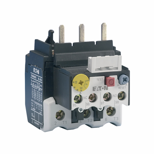 Product image for Cutler-Hammer XTOB075DC1 XT IEC bimetallic overload relay, D-frame, 1NO-1NC contacts, 65-75A overload, Direct mount