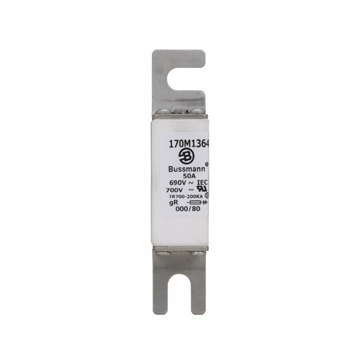 Product image for BUSS 170M1364 FUSE 50A 690V 000/80