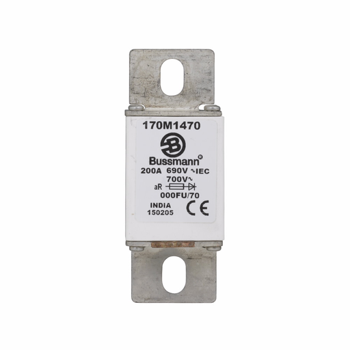 Product image for BUSS 170M1470 FUSE 200A 690V 000FU/
