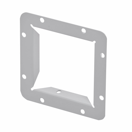 Eaton B-Line series wireway end flange, Wireway end flange, NEMA 1, Galvanized steel, 2.5" X 2.5"