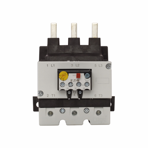 Product image for Cutler-Hammer XTOB070GC1 XT IEC bimetallic overload relay, 50-70A overload range, 90 mm Frame size, 1NO-1NC contact configuration, Direct to contactor mounting, used with 80-170A contactor, 10A trip typ
