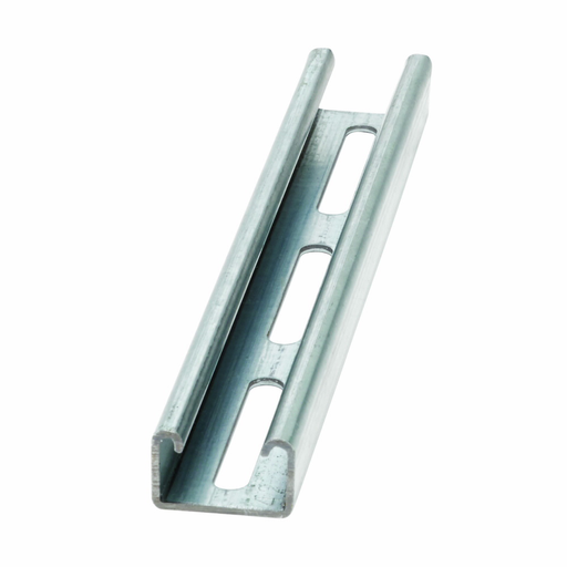 Product image for B-Line B42S-120HDG 1-5/8"W x 1"H Channel, 13/32" x 3" Slotted, 12ga, 10ft Length, Hot Dip Galvanized