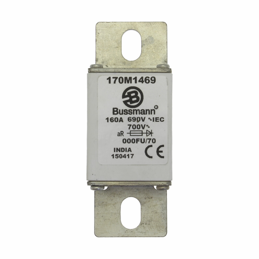 Product image for BUSS 170M1469 FUSE 160A 690V 000FU/