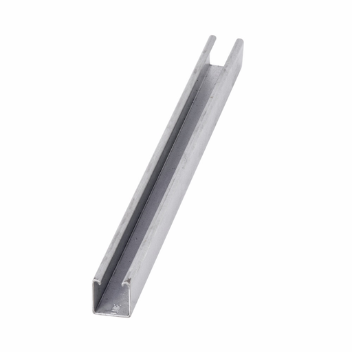 Product image for B-Line B62-240GLV 13/16"W x 13/16"H Channel, Solid (No Hole Pattern), 18ga, 20ft Length, Pre-Galvanized