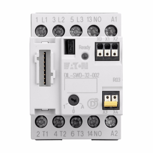 Product image for Cutler-Hammer XTCE032C10B XT IEC contactor, 32A, 220 Vac 50 Hz, 240 Vac 60 Hz, 1NO, 32A, Frame C, 45 mm, 50-60 Hz, 3, 5, 5/ 10, 10, 20, 25 hp (1/3PH @115, 200, 230/200, 230, 460, 575 V), Three-pole, , S