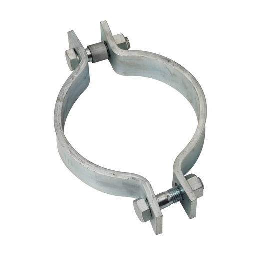 Eaton B-Line series pipe clamps and accessories, .625" height, 19" length, 2.5" width, Steel, Heavy duty pipe clamp, Plain