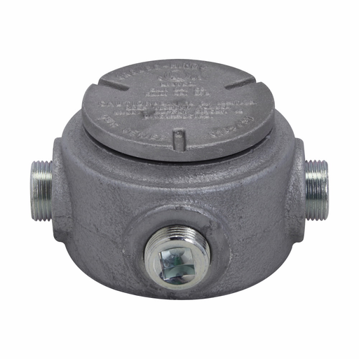 Crouse-Hinds GUR3 1" Iron Alloy Conduit Outlet Box with Cover Product image for Crouse-Hinds GUR3 1" Iron Alloy Conduit Outlet Box with Cover