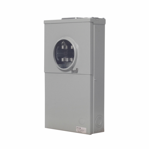 Product image for Cutler-Hammer MBT48B200BTSBL resi meter breaker, Barrel Lock provision, All-in-ones, 200 A, C, Aluminum, NEMA 3R, Bottom and top, #6-350 kcm22 kAIC, #6-350 kcmCSR2200, Surface mounting, 8, Four-jaw, 1,