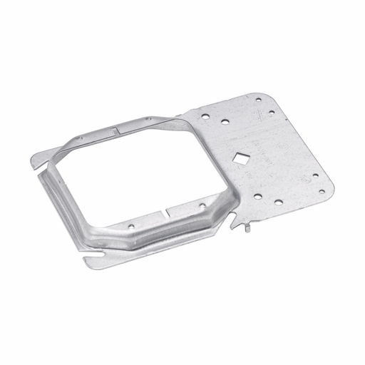 Eaton B-Line series box support fasteners, Communication and low voltage, 1" Height, 1" Length, 1" Width, 0.54lbs, 0.75" Raise, Uni-Mount box support/cover plate mounting brackets, Double gang, Pre-galvanized