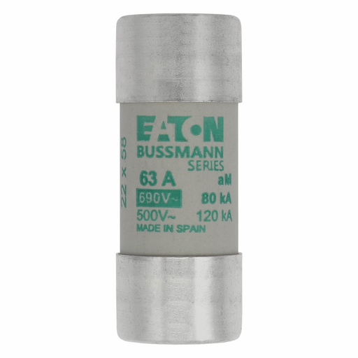Product image for BUSS C22M63 CYLINDRICAL FUSE 22 x 5