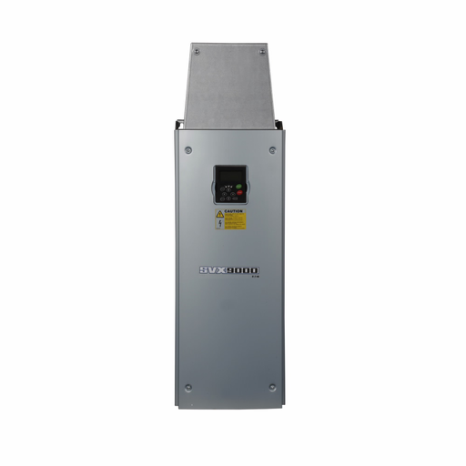 Product image for Cutler-Hammer SVX075A1-4A1N2 SVX adjustable frequency drive, 75HP, NEMA Type 1/IP21, 480V, FR8, Three-phase, EMC H, Standard Software, A/N keypad, No brake chopper, Varnished Boards