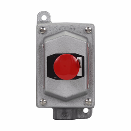 Crouse-Hinds Series EDS2184 S769 600 VAC 1-Circuit Iron Alloy Dead End Mushroom Head Push Button Control Station