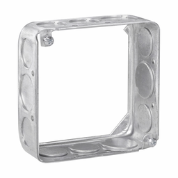 Crouse-Hinds TP428 4" x 4" x 1-1/2" Steel Square Cover Extension Ring