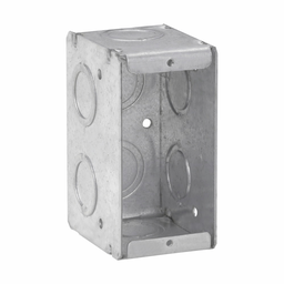 Crouse-Hinds TP683 3-3/4" x 2-1/2" x 3-3/4" Steel 2-Gang Masonry Box