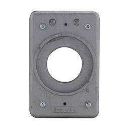Crouse-Hinds DS21G 1-Gang Iron Alloy Surface/Flush Mount Device Box Cover