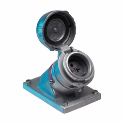 Product image for Crouse-Hinds Series ENR5201 M4 20 Amp 125 Volt Interlocked Circuit Breaking Receptacle Unit