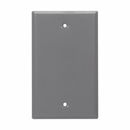 Crouse-Hinds Series TP7294 Steel Bronze 1-Gang Blank Box Weatherproof Outlet Cover with Gasket