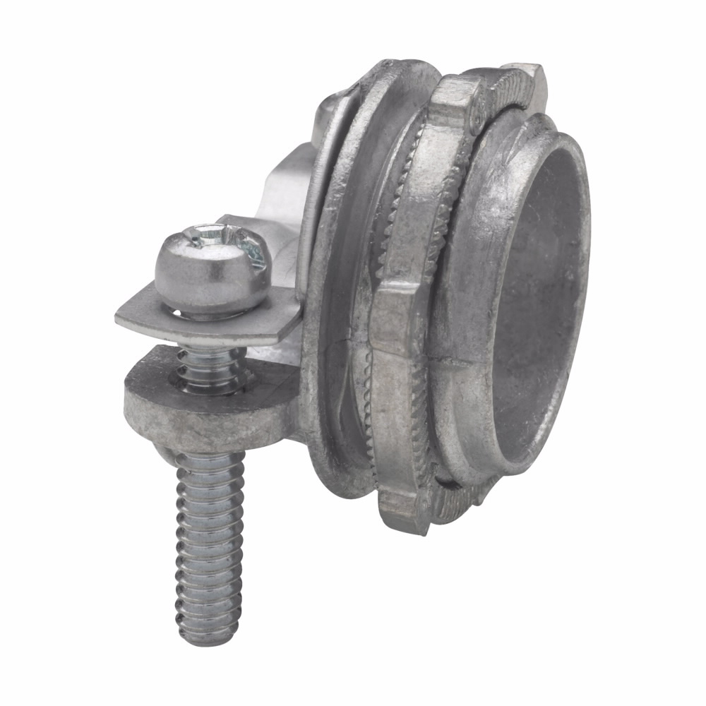 Product image for Crouse-Hinds Series 2631 3/4 Inch Die-Cast Zinc Clamp Type NMSC Connector