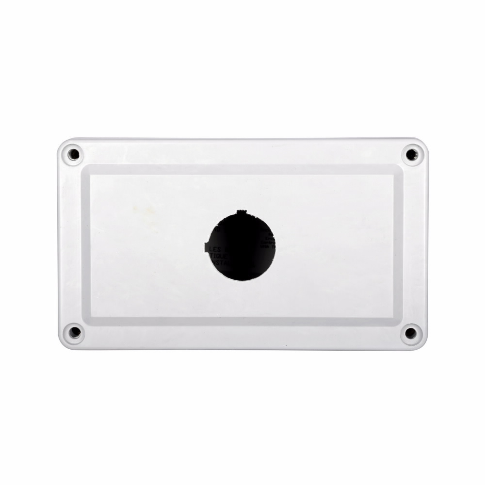 Product image for Eaton Electrical E34N52 3.81 x 3.38 x 6.63 Inch 2-Hole NEMA 3/4X/12 Surface Mount Polyester Push Button Enclosure