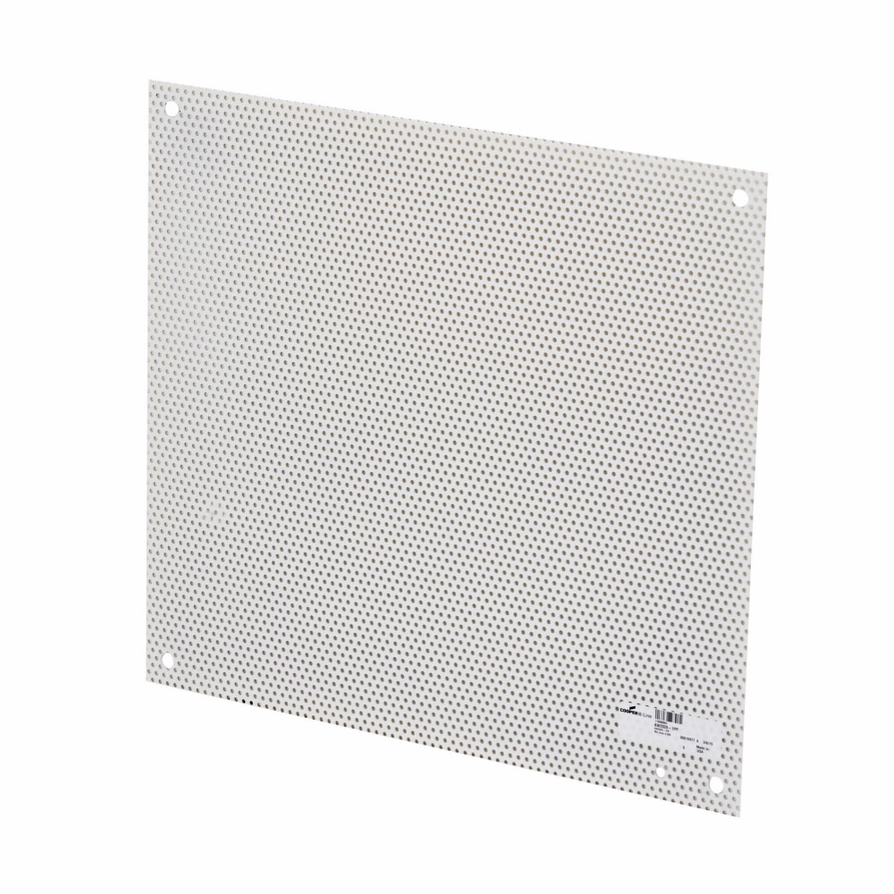 Product image for B-Line AW1614PP NEMA 1, White powder coated, Steel, JIC flat perforated panel, Perforated panel