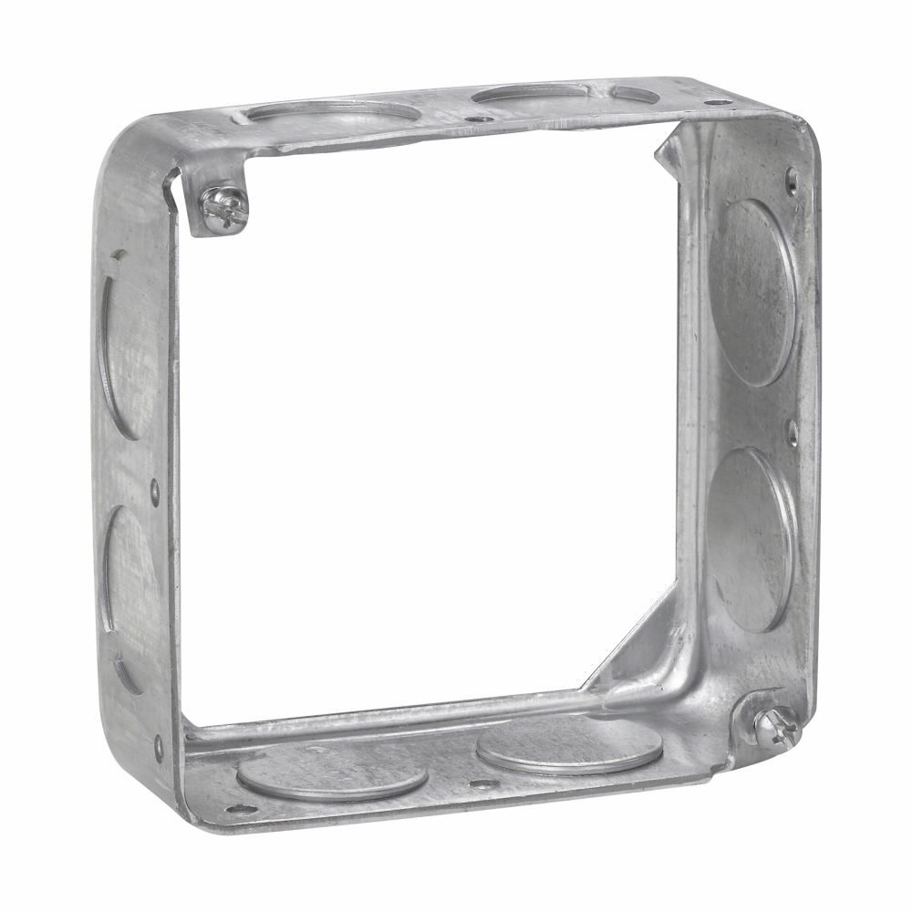 Product image for Crouse-Hinds TP426 4" x 4" x 1-1/2" Steel Square Cover Extension Ring