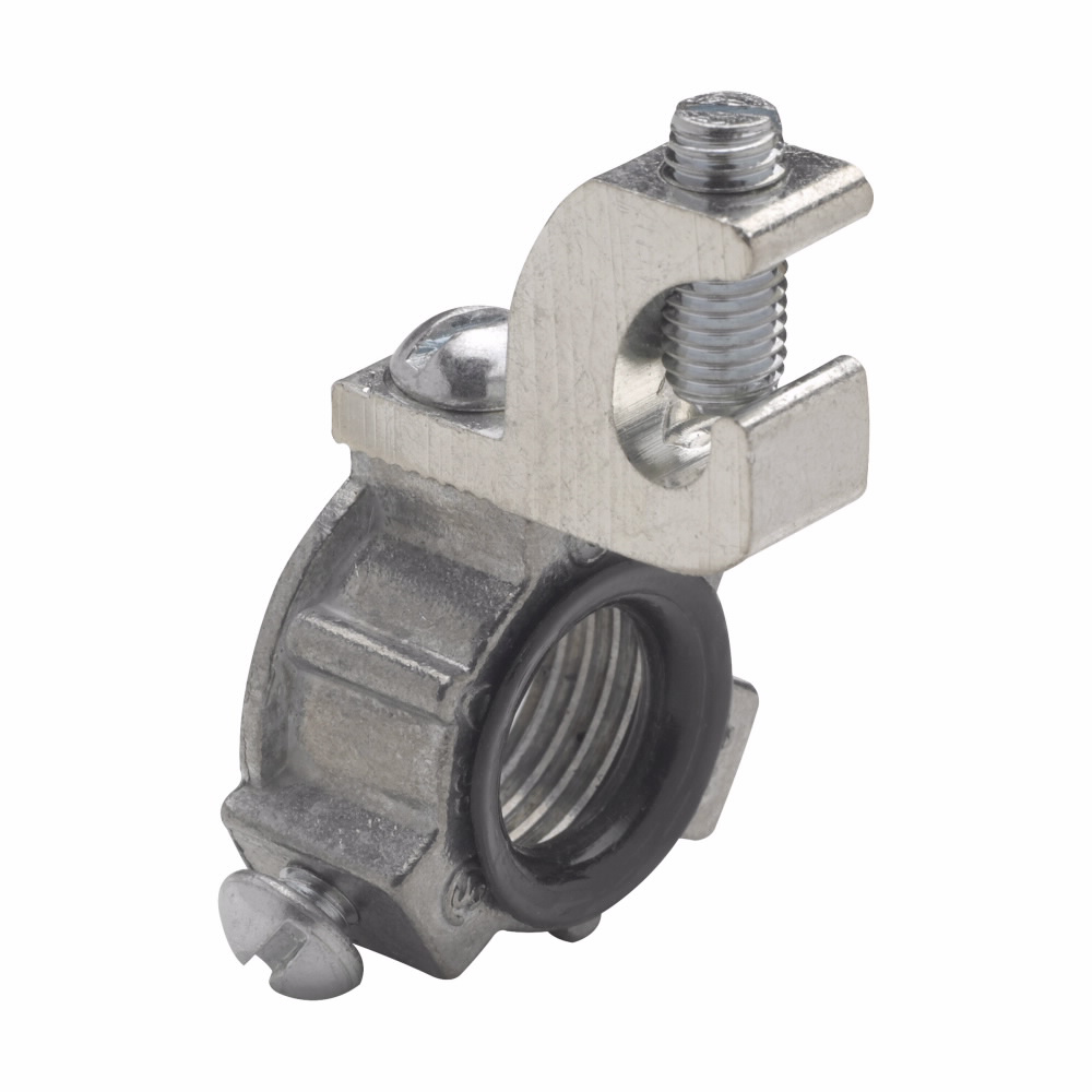 Product image for Crouse-Hinds Series GLL4 DC 1-1/4 Inch Die-Cast Zinc 150 Degrees C Insulated Threaded Rigid/IMC Bushing