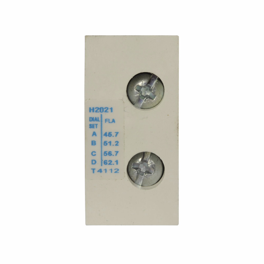 Product image for Cutler-Hammer H2021-3 45.7 to 62.1 Amp Class 20 Standard Trip Overload Relay Heater Pack