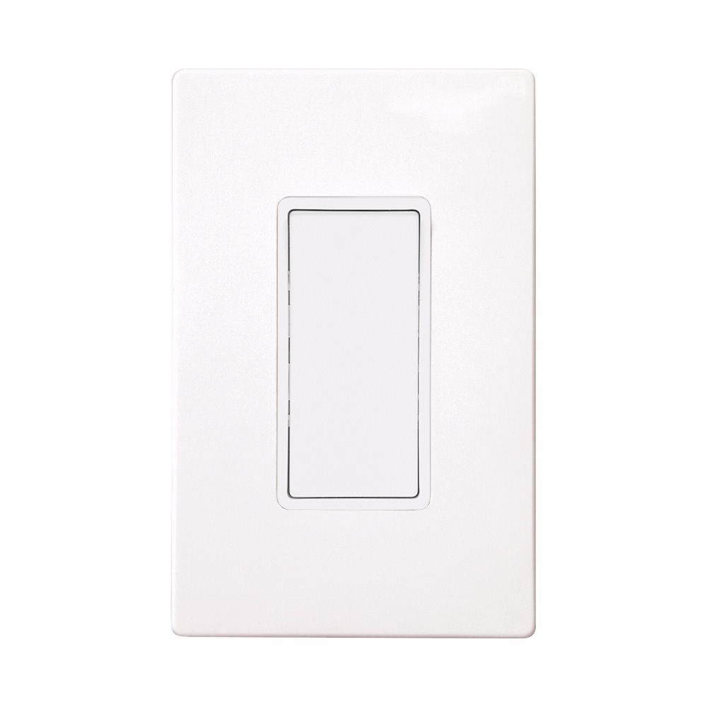 Mayer-DDS-Eaton standard grade decorator switch, Box, #14-12 AWG, 15A, Flush, 120/277V, Back/push, Decorator, Maintained, White, Motor Control, Fan, LED, Incand, ELV,MLV,CFL, Florscnt, Halogen, Single-pole, Thermoplastic 752360-1