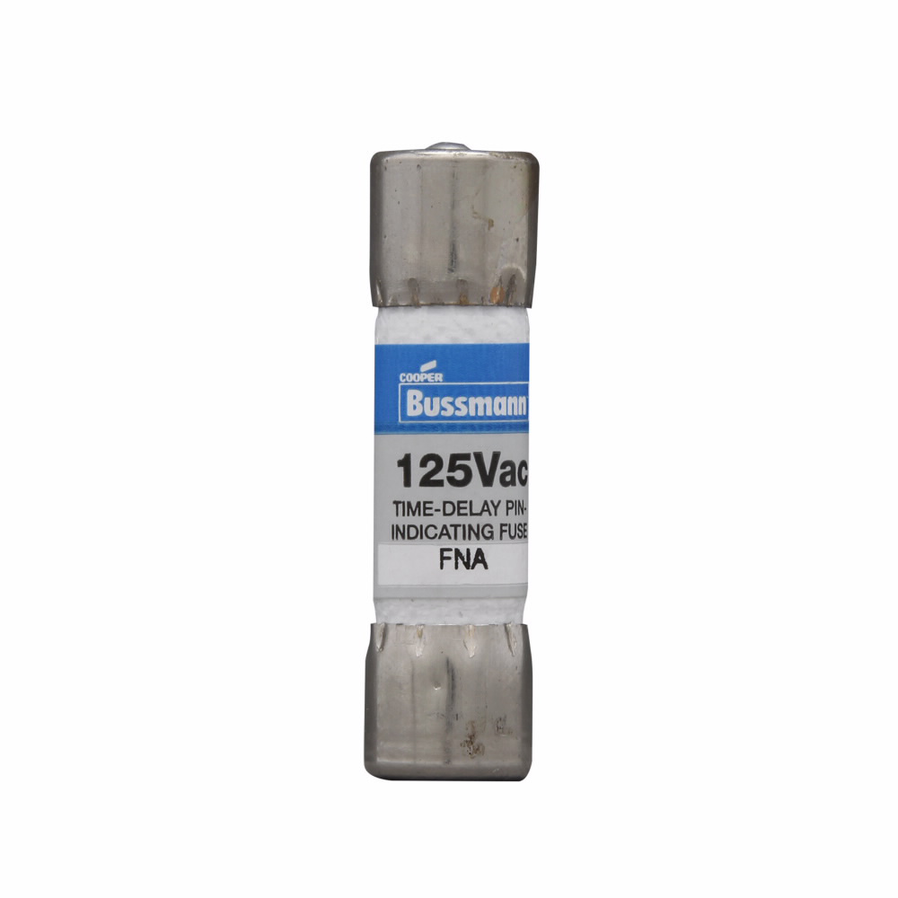 Product image for Bussmann Series FNA-7 7 Amp 125 VAC Pin Indicating Dual Element Time Delay Fuse