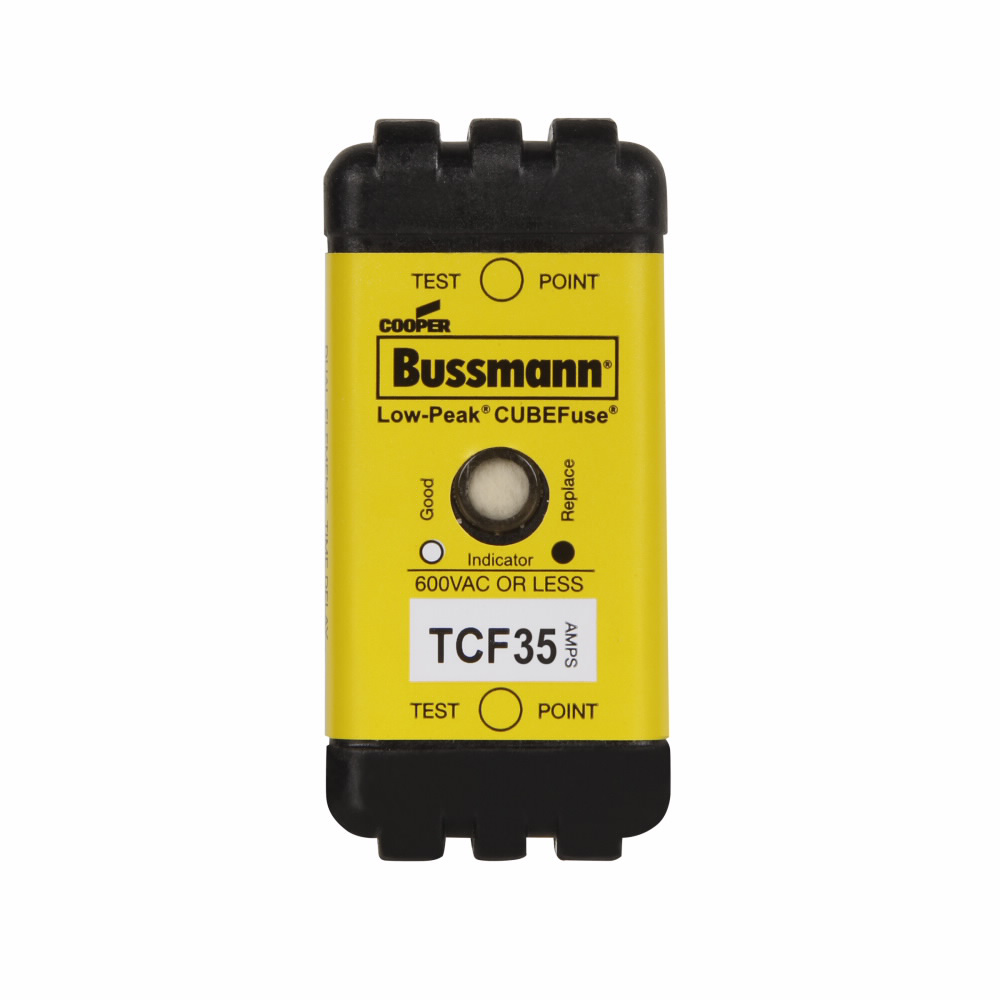 Product image for Bussmann Series TCF35 35 Amp Cube Fuse