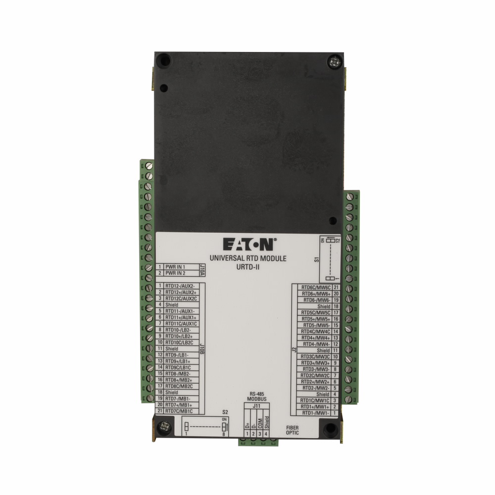 Product image for Cutler-Hammer URTDII-01 Universal RTD module (URTD), Motor Protection Relays, 48-240 Vac, 49-250 Vdc, Modbus