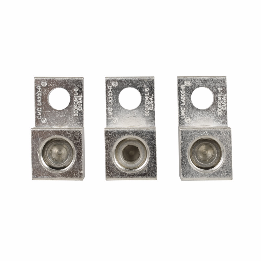 Product image for Cutler-Hammer LK2R9DL rotary disconnect line and load terminal lugs,2 lugs, Cu/Al cable,Line and load terminal lugs,200A,D-Frame,#6-300 kcmil per phase,Two-pole,Line and load terminal lugs,R9