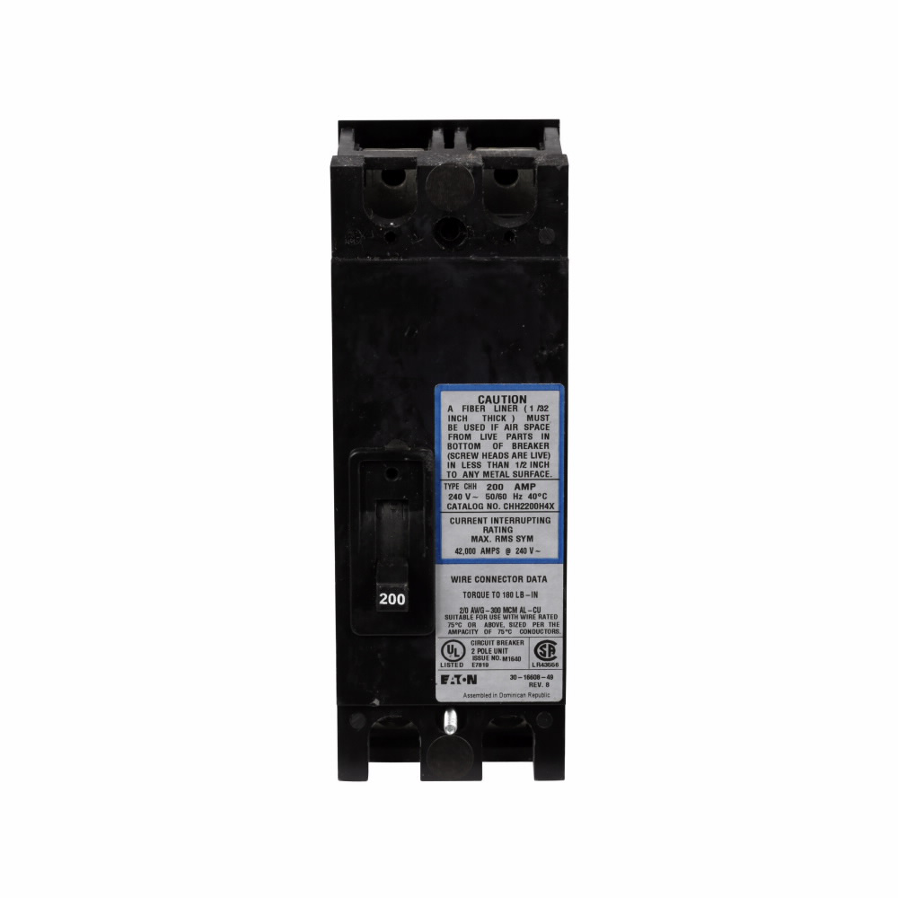 Product image for Eaton Electrical CHH2150H4X Type CCH Bolt On Circuit Breaker