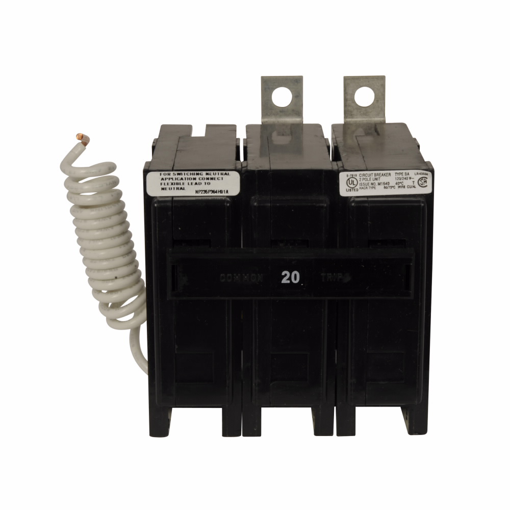 Product image for Eaton Electrical BAB3020C Quicklag Industrial Thermal Magnetic Circuit Breaker