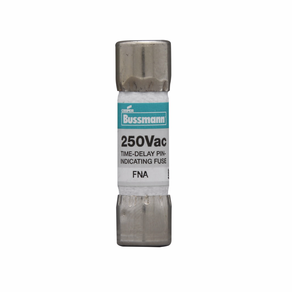 Product image for Bussmann Series FNA-6 6 Amp 250 VAC Pin Indicating Dual Element Time Delay Fuse