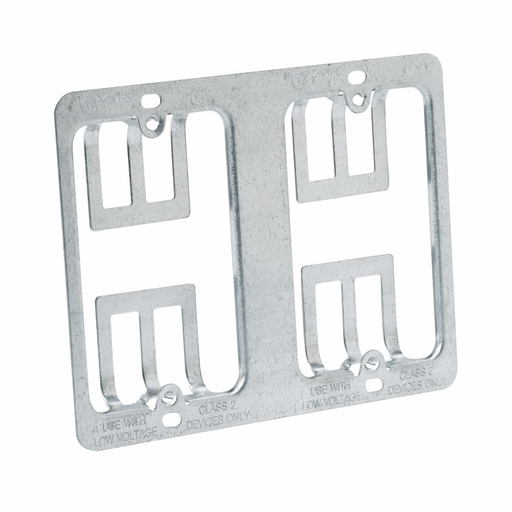Product image for B-Line BB10-2 2-Single Plate Bracket Mounts