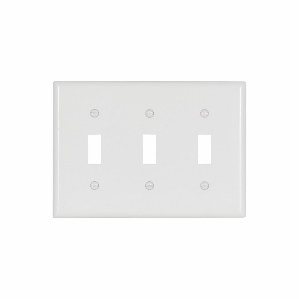 Product image for EWD 2141W-BOX Wallplate 3G Toggle T