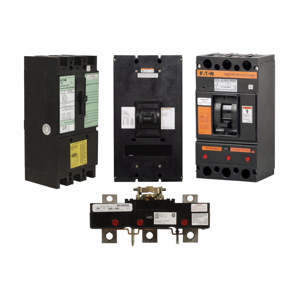Product image for Cutler-Hammer HNCG31200F Classic molded case circuit breaker frame, HNC, Frame only, Electronic LS trip type, 800-1200A trip rating, Three-pole, 1200A, 600 Vac, 50 kAIC at 480 Vac, Ground fault modules,