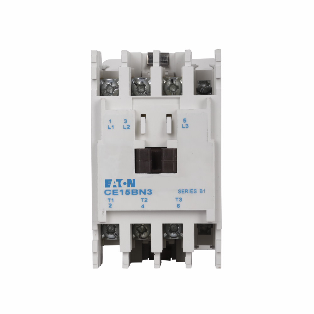 Eaton Electrical CE15BNS3AB 120 Volt 18 Amp 3-Pole Non-Reversing IEC Contactor Product image for Eaton Electrical CE15BNS3AB 120 Volt 18 Amp 3-Pole Non-Reversing IEC Contactor