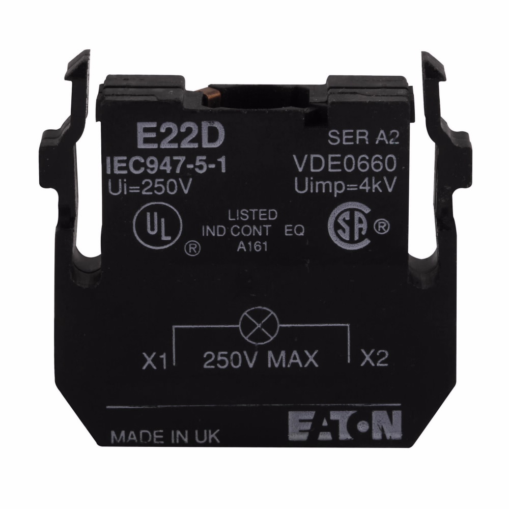 Product image for ETN E22D LGT UNIT FULL VOLT W/O LAM