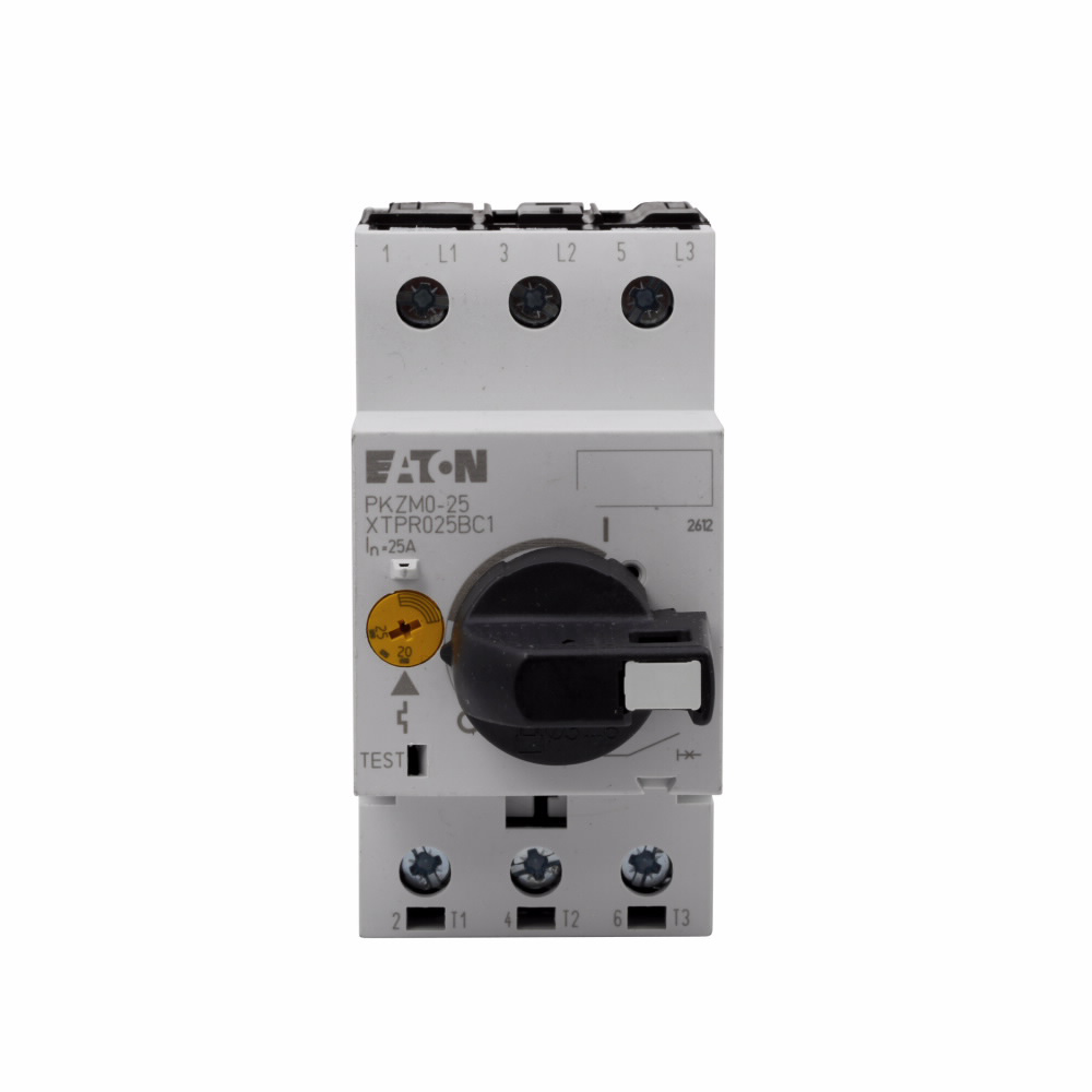Product image for Cutler-Hammer XTPR032BC1 IEC motor control PR series B-Frame manual motor protector, 32A, 45 mm Frame size, Class 10 trip type, Rotary type